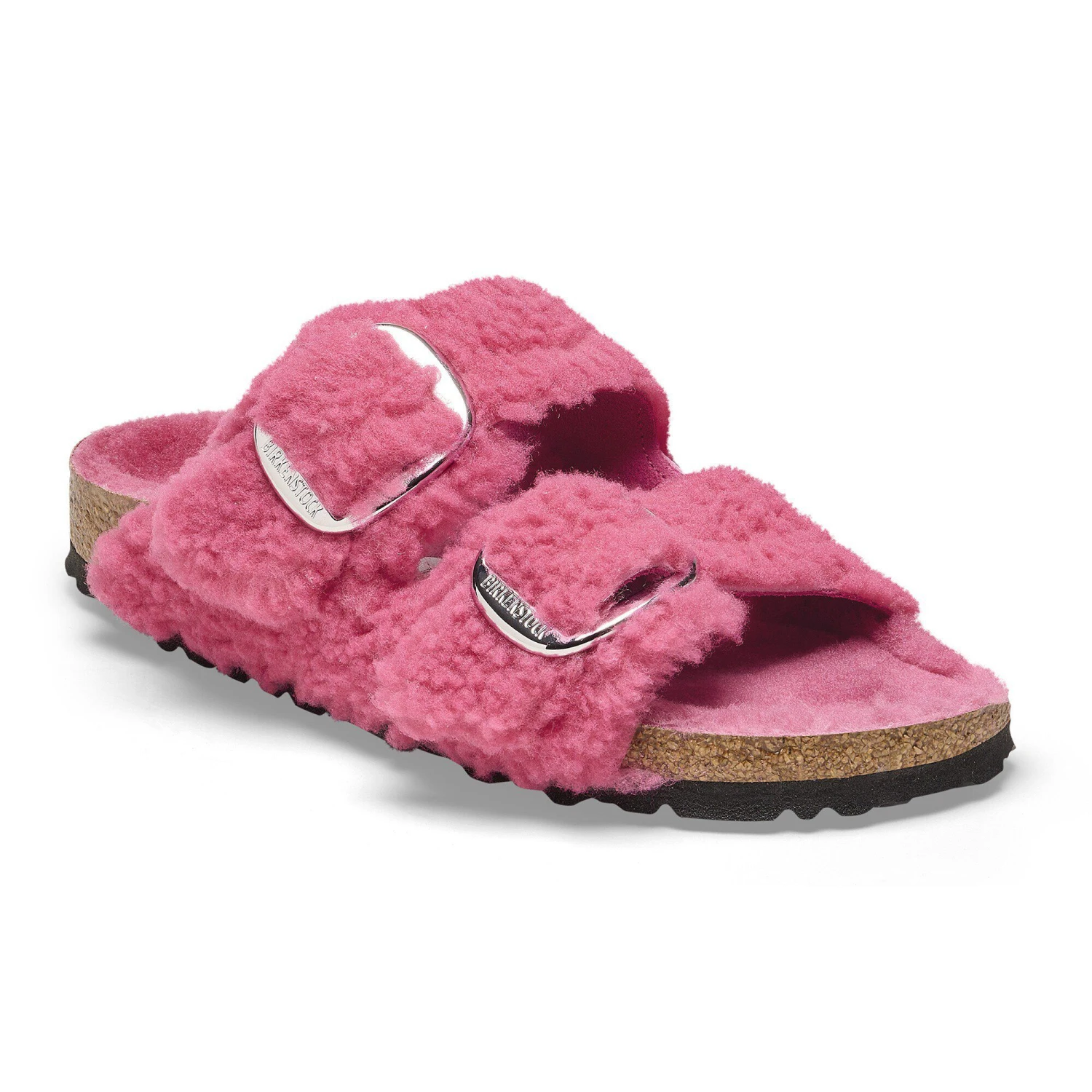 Birkenstock Arizona Big Buckle Shearling Fuchsia Tulip 1 Birkenstock Arizona Big Buckle Shearling Fuchsia Tulip