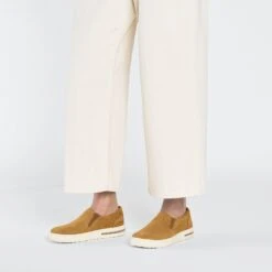 Birkenstock Oswego Suede Leather Cork Brown -Birkenstock Shop 1025575 f look f