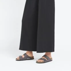 Birkenstock Arizona Shearling Synthetics Desert Dust Black 25 Birkenstock Arizona Shearling Synthetics Desert Dust Black -Birkenstock Shop 1025602 f look f