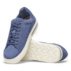 Birkenstock Bend Low Suede Embossed Corduroy Indigo -Birkenstock Shop 1025613 sole