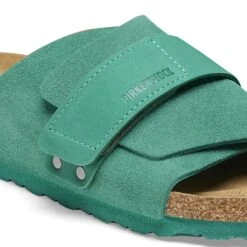 Birkenstock Kyoto Nubuck-Suede Leather Digital Green -Birkenstock Shop 1025675 detail 1