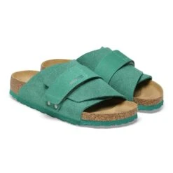 Birkenstock Kyoto Nubuck-Suede Leather Digital Green -Birkenstock Shop 1025675 pair