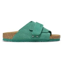 Birkenstock Kyoto Nubuck-Suede Leather Digital Green -Birkenstock Shop 1025675 side