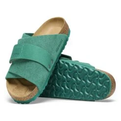 Birkenstock Kyoto Nubuck-Suede Leather Digital Green -Birkenstock Shop 1025675 sole