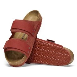 Birkenstock Uji Nubuck-Suede Leather Sienna Red -Birkenstock Shop 1025681 sole