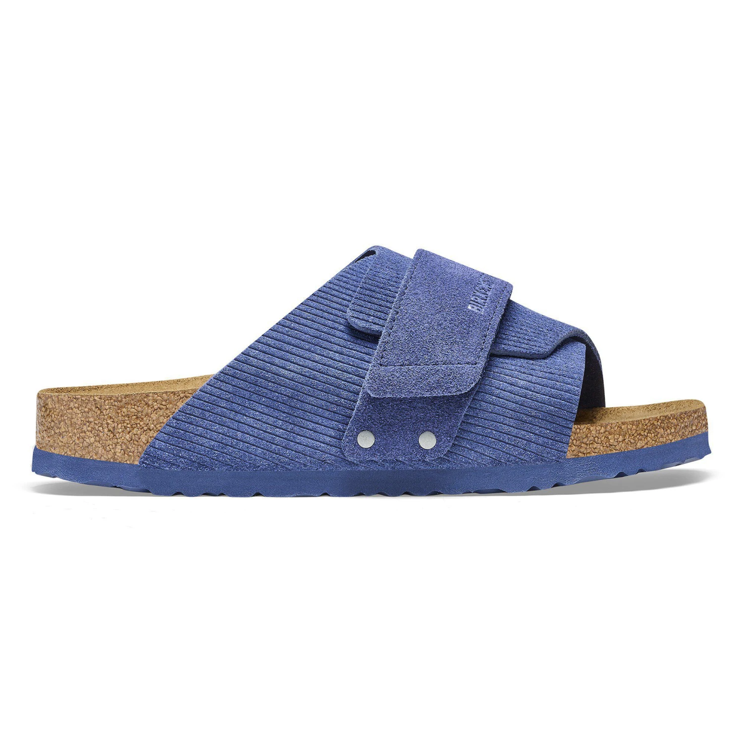 Birkenstock Kyoto Suede Embossed Corduroy Indigo 3 Birkenstock Kyoto Suede Embossed Corduroy Indigo - Image 3