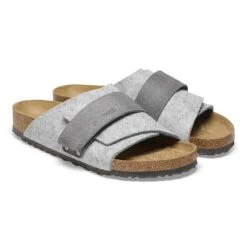 Birkenstock Kyoto Natural Leather-Felt Light Gray 14 Birkenstock Kyoto Natural Leather-Felt Light Gray -Birkenstock Shop 1025708 pair