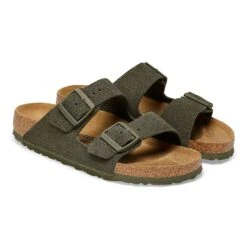 Birkenstock Arizona Suede Leather Thyme -Birkenstock Shop 1025720 pair