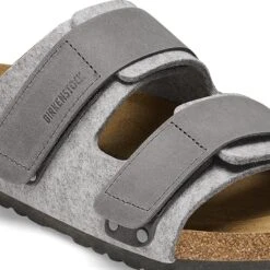 Birkenstock Uji Natural Leather-Felt Light Gray -Birkenstock Shop 1025736 detail 1