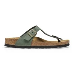 Birkenstock Gizeh Nubuck Leather Thyme -Birkenstock Shop 1025739 side