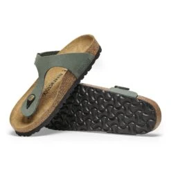 Birkenstock Gizeh Nubuck Leather Thyme -Birkenstock Shop 1025739 sole