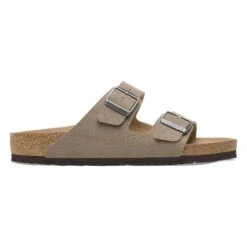 Birkenstock Arizona Vegan Synthetics Gray Taupe -Birkenstock Shop 1025779 side