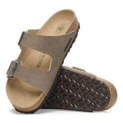 Birkenstock Arizona Vegan Synthetics Gray Taupe -Birkenstock Shop 1025779 sole