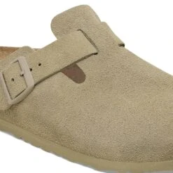Birkenstock Boston Suede Leather Faded Khaki 11 Birkenstock Boston Suede Leather Faded Khaki -Birkenstock Shop 1025788 detail 1