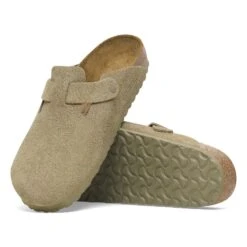 Birkenstock Boston Suede Leather Faded Khaki 9 Birkenstock Boston Suede Leather Faded Khaki -Birkenstock Shop 1025788 sole