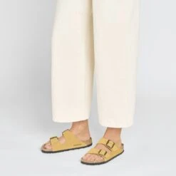 Birkenstock Arizona Suede Embossed Corduroy Cork Brown 16 Birkenstock Arizona Suede Embossed Corduroy Cork Brown -Birkenstock Shop 1026094 f look f