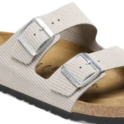Birkenstock Arizona Suede Embossed Corduroy Stone Coin -Birkenstock Shop 1026131 detail 1