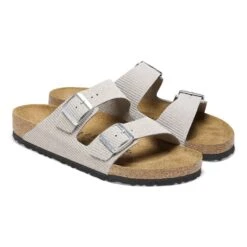 Birkenstock Arizona Suede Embossed Corduroy Stone Coin -Birkenstock Shop 1026131 pair