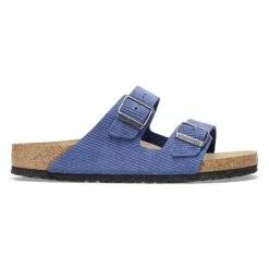 Birkenstock Arizona Suede Embossed Corduroy Indigo 12 Birkenstock Arizona Suede Embossed Corduroy Indigo -Birkenstock Shop 1026134 side