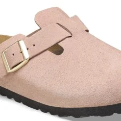 Birkenstock Boston Suede Leather Light Rose -Birkenstock Shop 1026139 detail 1