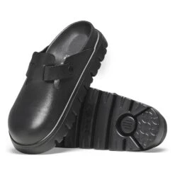 Boston Chunky Leather Black -Birkenstock Shop 1026144 sole