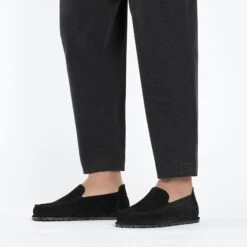 Birkenstock Utti Suede Leather Black -Birkenstock Shop 1026153 f look m