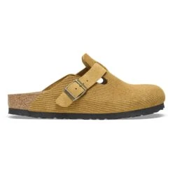 Birkenstock Boston Suede Embossed Corduroy Cork Brown -Birkenstock Shop 1026155 side