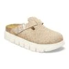 Boston Chunky Suede Leather Warm Sand -Birkenstock Shop 1026176