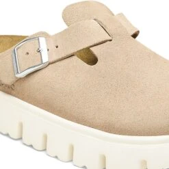 Boston Chunky Suede Leather Warm Sand -Birkenstock Shop 1026176 detail 1