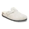Birkenstock Boston Shearling Suede Leather Antique White 16 Birkenstock Boston Shearling Suede Leather Antique White -Birkenstock Shop 1026180