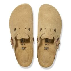 Birkenstock Boston Suede Leather Latte Cream -Birkenstock Shop 1026181 top
