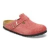 Birkenstock Boston Suede Embossed Corduroy Sienna Red -Birkenstock Shop 1026198