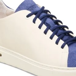 Birkenstock Bend Low Decon Pop Natural Leather-Nubuck Indigo Blue/Eggshell -Birkenstock Shop 1026207 detail 1