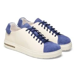 Birkenstock Bend Low Decon Pop Natural Leather-Nubuck Indigo Blue/Eggshell -Birkenstock Shop 1026207 pair