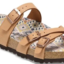 Birkenstock Franca Vegan Birkibuc Pecan -Birkenstock Shop 1026213 detail 1