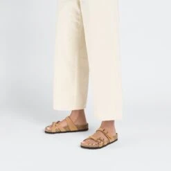 Birkenstock Franca Vegan Birkibuc Pecan -Birkenstock Shop 1026213 f look f