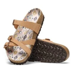 Birkenstock Franca Vegan Birkibuc Pecan -Birkenstock Shop 1026213 sole