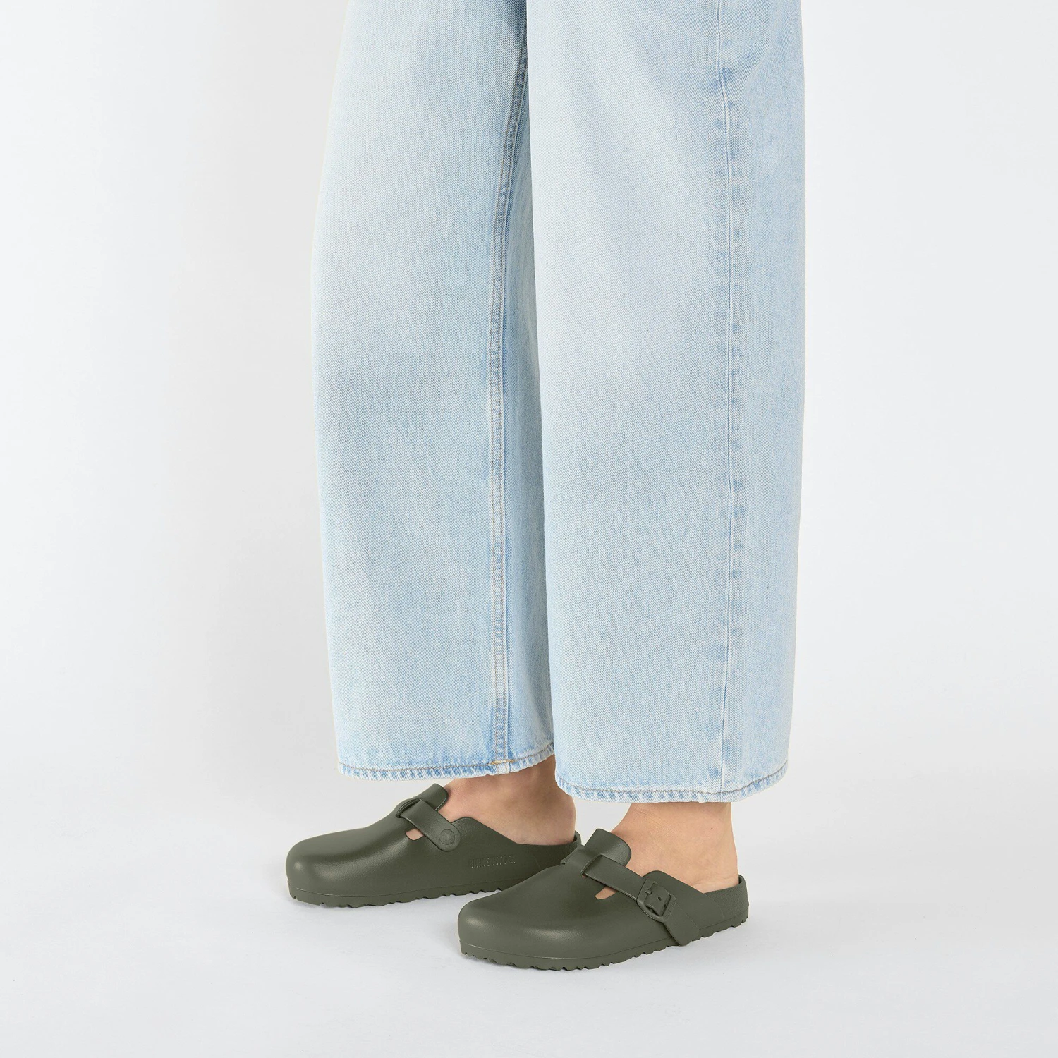 Birkenstock Boston Essentials EVA Khaki 9 Birkenstock Boston Essentials EVA Khaki - Image 9