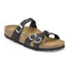 Birkenstock Franca Braided Oiled Leather Black -Birkenstock Shop 1026295