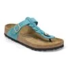 Birkenstock Gizeh Braided Oiled Leather Biscay Bay