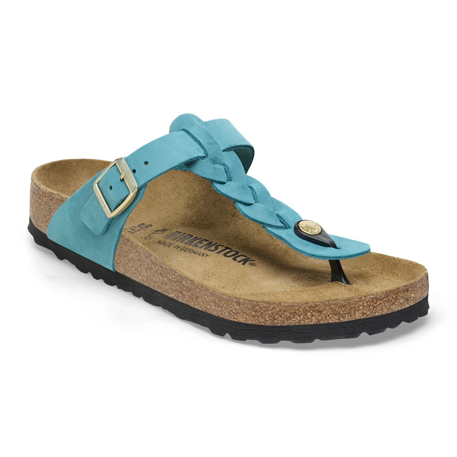 Birkenstock Gizeh Braided Oiled Leather Biscay Bay 1 Birkenstock Gizeh Braided Oiled Leather Biscay Bay