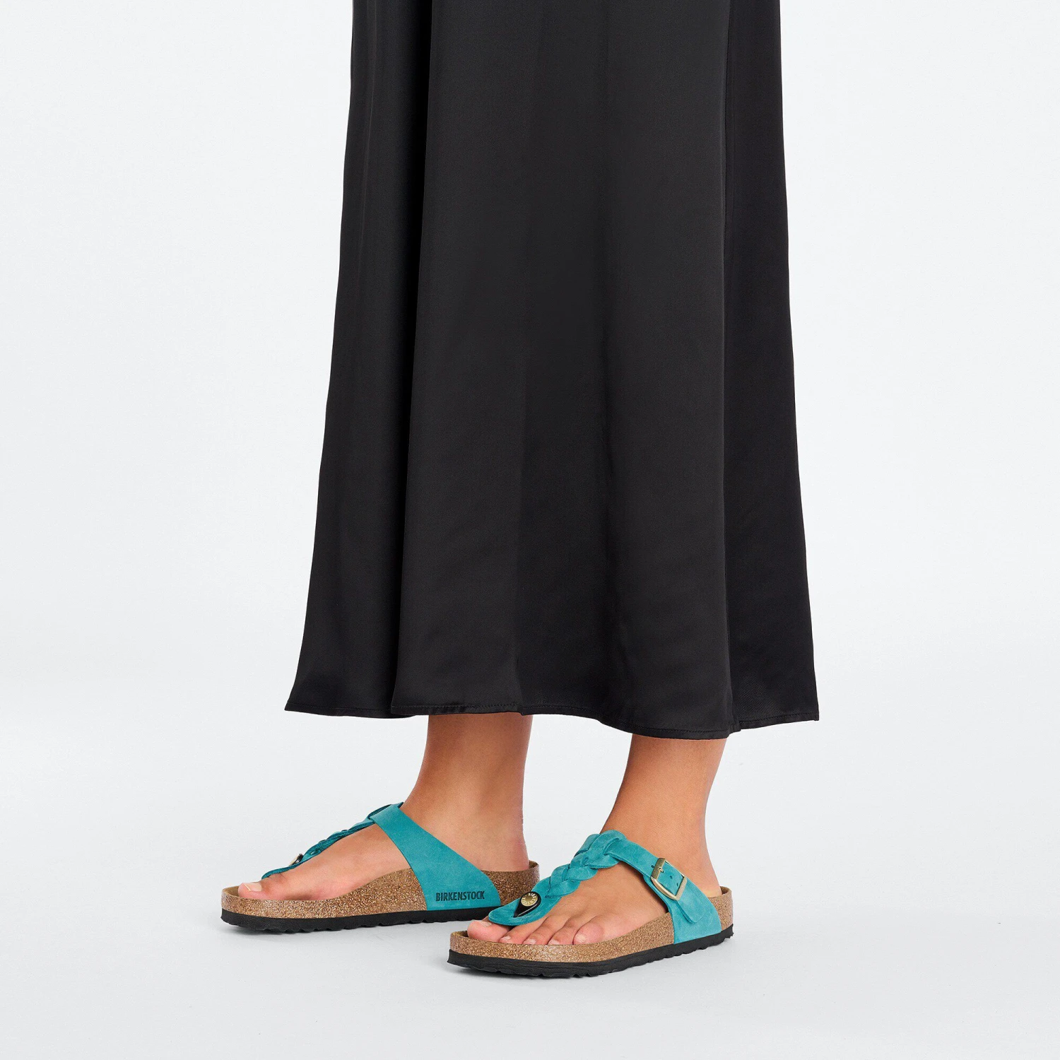 Birkenstock Gizeh Braided Oiled Leather Biscay Bay 7 Birkenstock Gizeh Braided Oiled Leather Biscay Bay - Image 7