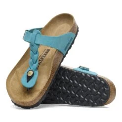Birkenstock Gizeh Braided Oiled Leather Biscay Bay 15 Birkenstock Gizeh Braided Oiled Leather Biscay Bay -Birkenstock Shop 1026324 sole