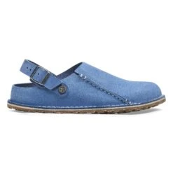 Birkenstock Lutry Premium Suede Suede Leather Elemental Blue -Birkenstock Shop 1026361 side