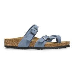 Birkenstock Mayari Kids Birkibuc Elemental Blue 8 Birkenstock Mayari Kids Birkibuc Elemental Blue -Birkenstock Shop 1026410 side