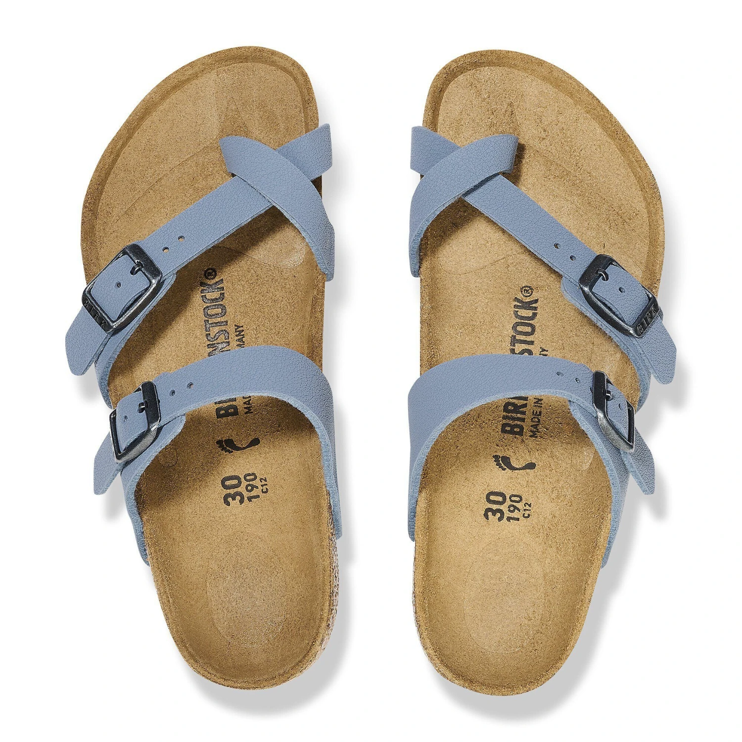 Birkenstock Mayari Kids Birkibuc Elemental Blue 2 Birkenstock Mayari Kids Birkibuc Elemental Blue - Image 2