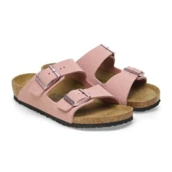 Birkenstock Arizona Kids Birkibuc Pink Clay -Birkenstock Shop 1026412 pair
