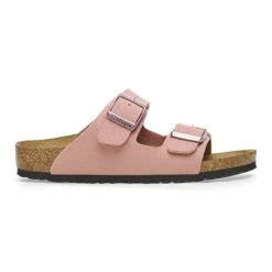 Birkenstock Arizona Kids Birkibuc Pink Clay -Birkenstock Shop 1026412 side