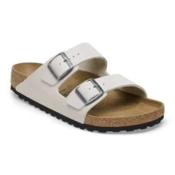 Birkenstock Arizona Grip Leather Vintage Wood Mineral Grey