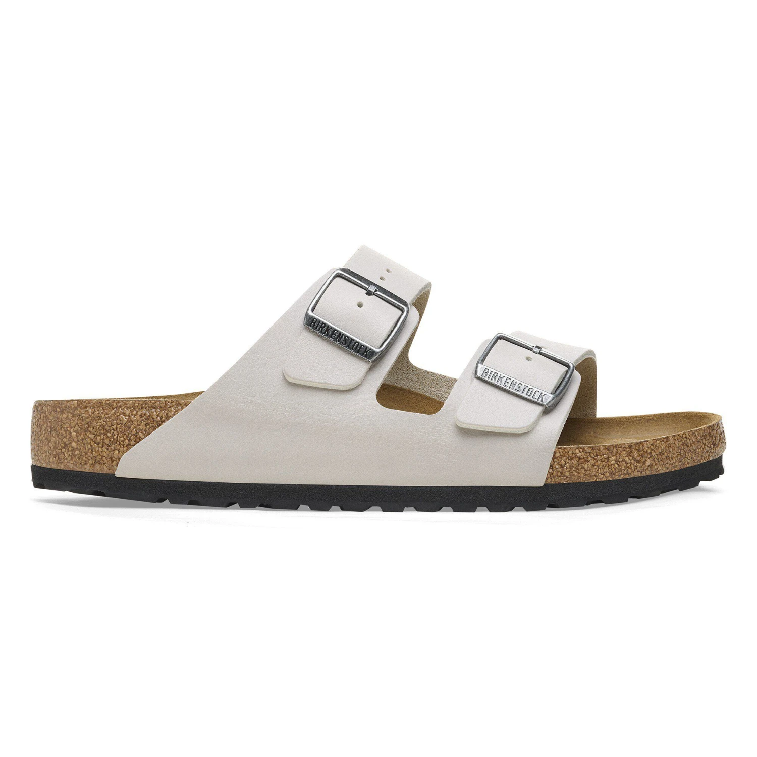 Birkenstock Arizona Grip Leather Vintage Wood Mineral Grey 3 Birkenstock Arizona Grip Leather Vintage Wood Mineral Grey - Image 3